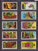 Trade cards, Walls Ice Cream, 3 sets and near set. Sets are Incredible Hulk Records, Skateboard