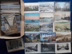 Postcards, Foreign, a foreign and UK mix of approx. 470 cards, with mainly European, also