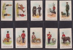 Cigarette cards, Wills (Scissors), Regimental Pets (set 33 cards) (fair/gd)