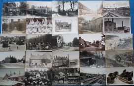 Postcards, a mixed UK topographical selection of approx. 52 cards, with 49 RPs mostly North of