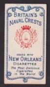 Cigarette card, J & T Hodge, Britain's Naval Crests, type card, HMS Rocket (gd) (1)