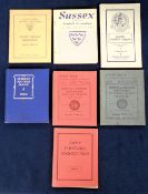 Football handbooks, a selection of 7 handbooks, Army Football Association 1932/33, Bristol &