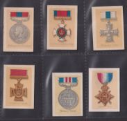 Trade cards, Robertson's Military Medals (set 6 cards), 2 cards 'Military Medal' & '1914 Star' are