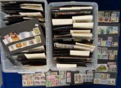 Stamps, All world used collection on stockcards Andora-Zimbabwe, stock from a retired dealer.