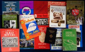Irish Football, a collection of approx. 35 books and booklets, all relating to Irish Club and