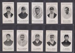 Cigarette cards, Taddy, County Cricketers, Gloucestershire (set, 15 cards) (some with slight faults,