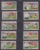 Cigarette cards, Churchman Footballers, Coloured (set 50 cards) (mixed condition fair/gd)