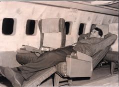 Photograph, Sir Edmund Hilary, the first man to climb Everest alongside Tenzing Norgay. A b/w 11.5 x