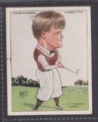 Cigarette card, Golf, Churchman Men of the Moment in Sport Large Sized, type card no. 7 Bobby