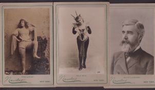 Cigarette cards, USA, National Tobacco Works, Cabinet Pictures, Actors & Actresses, 'G' size,