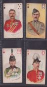Cigarette cards, India, Star Tobacco Co, Heroes of the Transvaal War (p/c inset), 4 cards, 5S Maj.