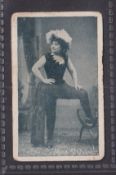 Cigarette cards, Enchanteresse Egyptian Cigarette Co, Actresses ANGOOD, type card Miss S Quinton (