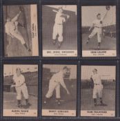 Trade cards, USA, Remar Baking Co, Oakland Oaks Baseball Cards (1949), six cards, nos 15 Tony Sabol,