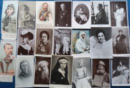 Postcards, Personalities, 60+ cards to include Royalty (German, UK, Europe) Salvation Army (Bramwell