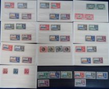 Stamps, KGV Commonwealth Silver Jubilee mint and used collection on stockcards, to include Malta,