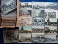 Postcards, a world wide collection of approx. 450 foreign cards, the majority depicting transport,