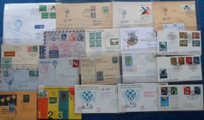 Postal History, Germany, a collection of approx. 72 Balloon flown covers, with a few Zeppelin