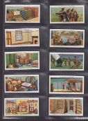 Cigarette cards, Churchman's, Air Raid Precautions, UNISSUED, set of 50 plain back proof cards (