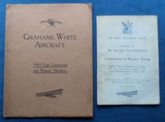 Aviation, Grahame-White Aircraft, 2 publications to comprise 'Grahame-White Aircraft 1919 Type