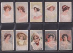 Cigarette cards, 3 sets all Beauties related Wills Scissors Beauties Coloured (30 cards), Notaras