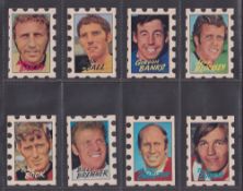 Trade cards, A&BC Gum Football Superstars 1972 (set 23 cards) includes Gordon Banks Bobby Charlton