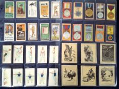 Cigarette cards, Will's, 41 sets in 4 modern albums, including Allied Army Leaders, And When Did You