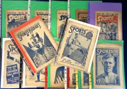 Sports Budget Magazines, a collection of 36 issues 1920/30's covering most sports and with