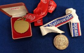 Reading FC, two medals only issued to players & Club Officials, Nationwide League Division 2 Runners