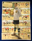 Ricardo Zamora, Trade cards, Spain, Lit. J.Lopez / Jaime Box Chocolates Barcelona Footballers 1920'