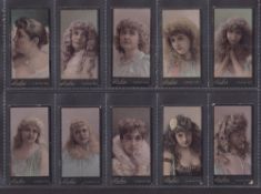 Cigarette cards, USA, Duke's, Tinted Photos (set, 50 cards) (some with edge knocks & minor faults,
