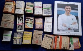 Trade cards, Football, Mixture over 700 cards in part sets and duplication including A&BC Gum