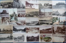 Postcards, South Africa, a mixed collection of approx. 88 cards, with good RP of Turffontein