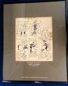 Reading Reserves v Arsenal Reserves, London Combination, 6th March 1937. Framed & glazed original