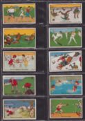 Cigarette cards, 293 better cards in 11 part sets, Ogden's (3) Owners Racing Colours Blue 22/50,