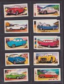 Trade cards, Musgrave, 6 sets, Modern Motor Cars, Into Space, Wild Flowers, Products of the World,
