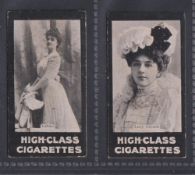 Cigarette cards, Murray's, Actresses 'BLARM' (Pineapple Cigarettes), two type cards, Lucy Gerard &