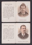 Cigarette cards, USA, Buchner, Defenders & Offenders (Folders), 'P' size, 2 folders, George