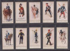 Trade cards, Holland, Paul C Kaiser, Soldiers of the World, 10 different cards (gen gd)