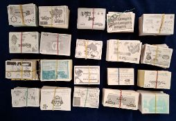 Trade stickers, Panini, 20 part sets (nearly all over 50% complete, some near complete). Series