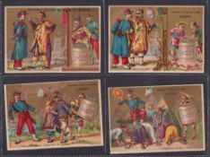 Trade cards, Liebig S134 French in Tonkin (French Language) (set 6 cards) (gd)