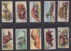 Cigarette cards, 5 sets, Edwards Ringer Bigg Prehistoric Animals, Hignett Historical London, Players