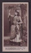 Cigarette card, Hudden's, Beauties, Crown Seal, type card, Ref H221, picture no 2 (gd) (1)