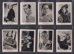 Cigarette cards, Canary Islands, S. Gutierrez Martin, Film Stars, 'Serie 2a', 'M' size (set, 70