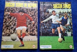 Trade cards, Football, FKS 2 albums completed with cards stuck in, Soccer Stars England First