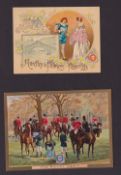 Trade cards, Huntley & Palmer, 3 sets and 1 near set. Sets are Scenes with Biscuits (set 12 cards)