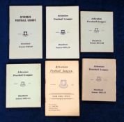 Athenian Football League handbooks, 6 issues for 1913/14, 1951/52, 1953/54, 1954/55. 1971/72 &