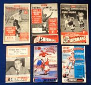Football booklets, Sport Football Handbook, 6 issues for 1948/49, 1949/50, 1950/51 Fixture List,