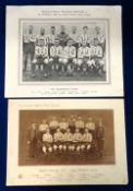 Sheffield Wednesday FC, two large Teamgroup supplements both issued by the Sheffield Daily