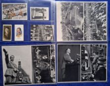 Cigarette cards, 24 cards, mostly all featuring Adolf Hitler. Mitchell Gallery of 1934 (creased),
