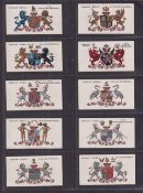 Cigarette cards, Taddy Heraldry Series (set 25 cards) (a few with slight marks, gen gd)